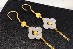 足金999镶嵌精选和田玉